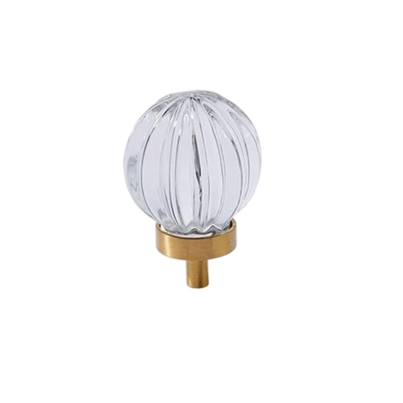 Furniture Hardware Paint - مقابض زجاجية نحاسية من LLCS، مقابض