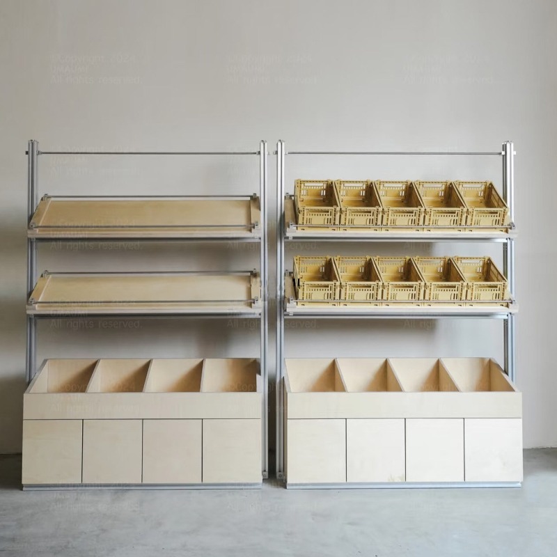 Furniture Hardware Shop - رف عرض عينات من الألومنيوم بتصميم