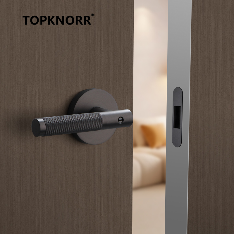 Door Handle Bar - قفل يدوي مغناطيسي ثلاثي القضبان مع