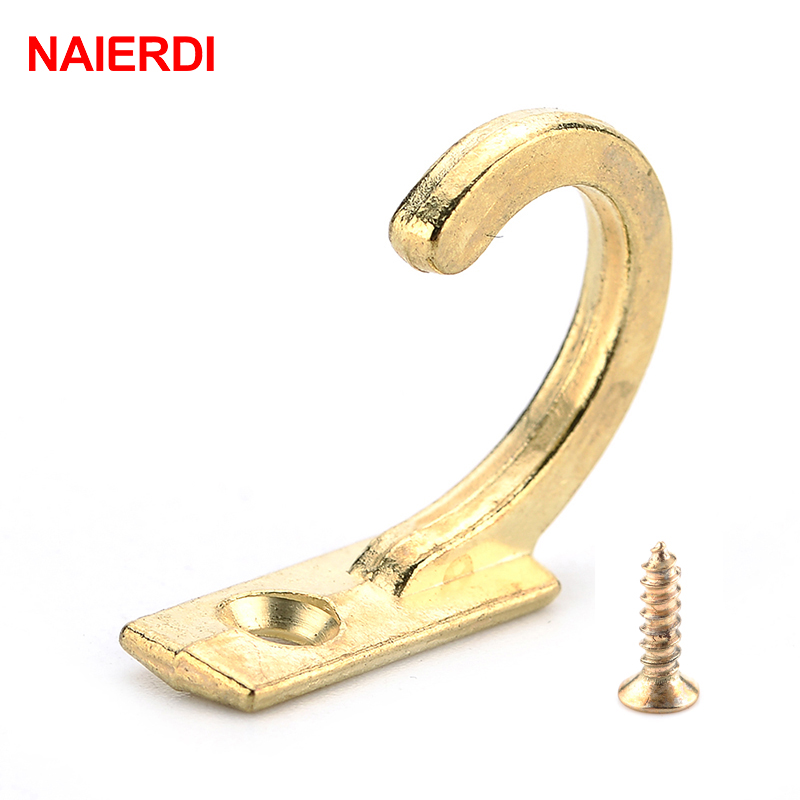 Furniture Hardware Brackets - NAIERDI 10 قطعة السنانير العتيقة الصغيرة