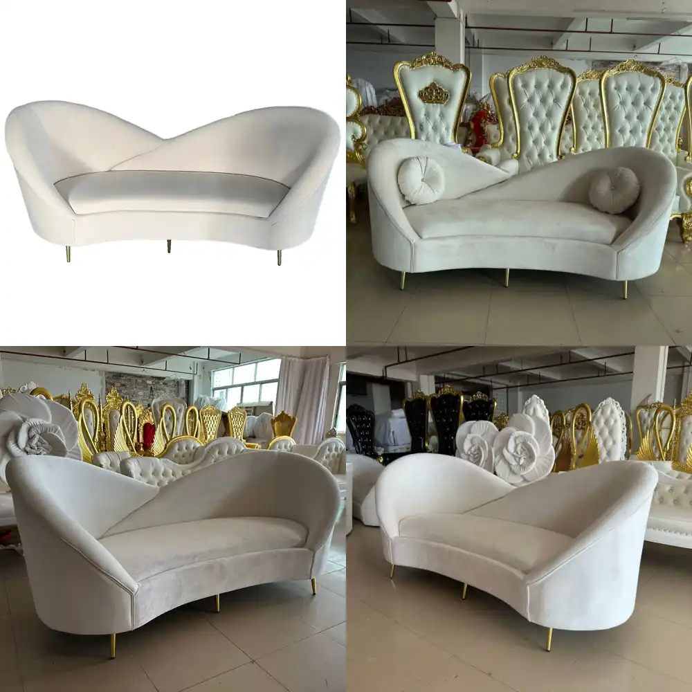 Home Furniture & Hardware Trading - طقم أريكة زفاف فاخر للعروس والعريس