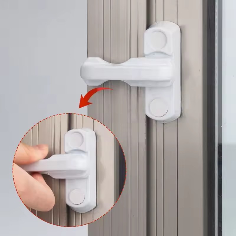 Door Handle Bar - قفل بلاستيكي للأبواب والنوافذ، قفل أمان