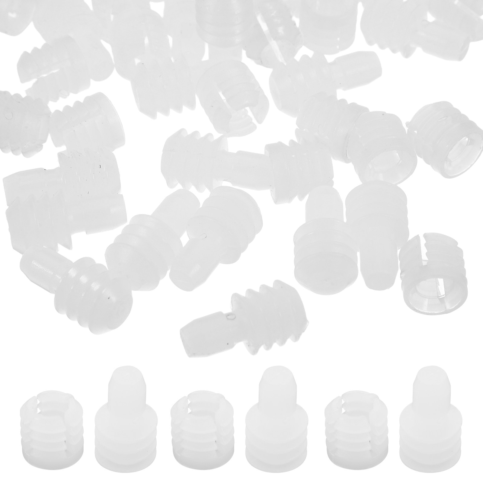 Furniture Hardware Threaded Inserts - 20 قطعة من الصواميل المثبتة مسبقًا