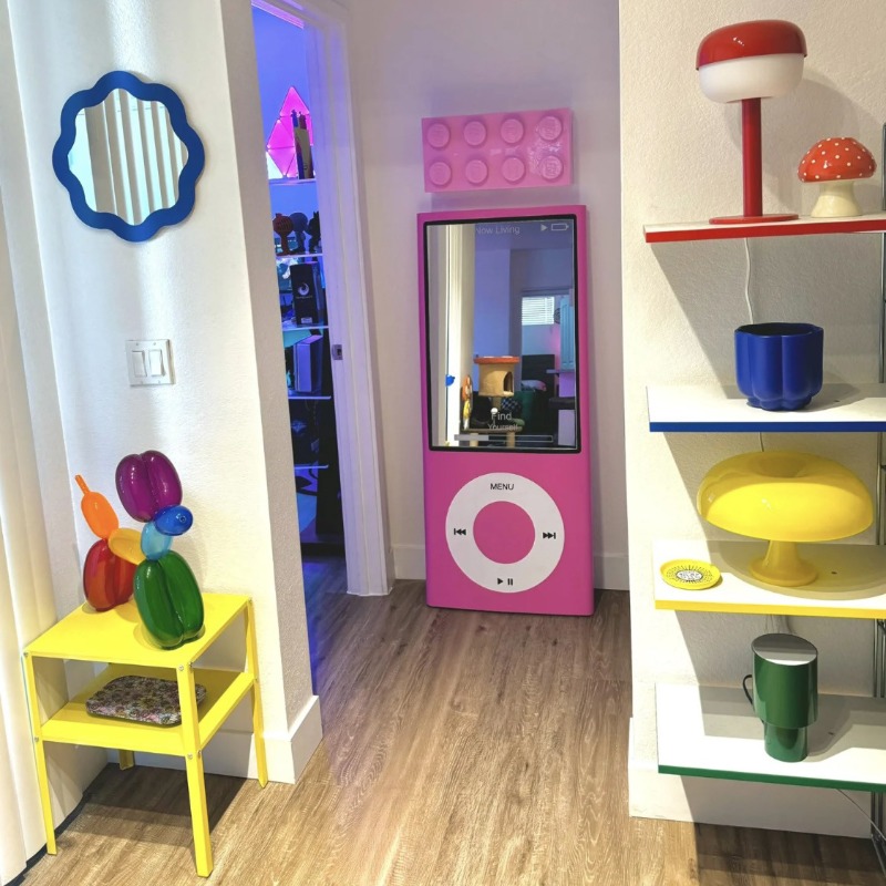 Furniture Hardware Shop - مرآة طولية كاملة بتصميم ريترو للمنزل