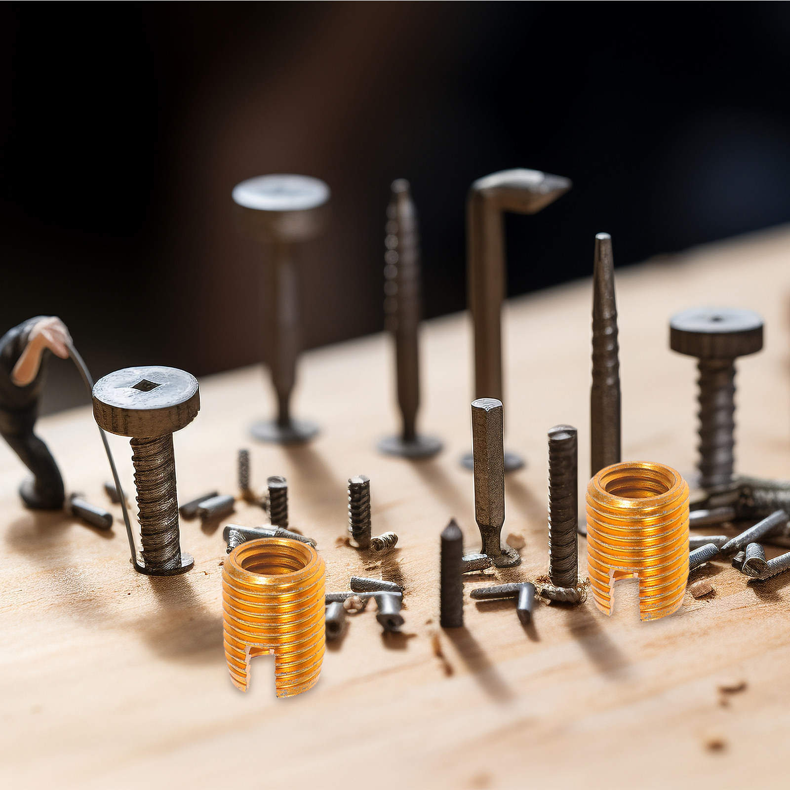 20 قطعة من الصواميل الملولبة ذ - مراجعة Furniture Hardware Threaded Inserts وسعره