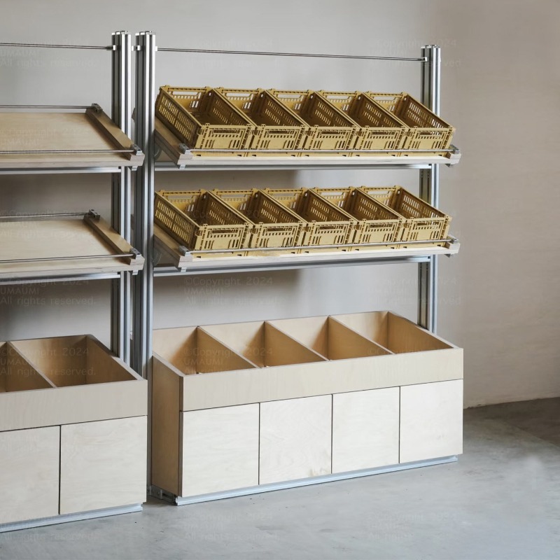رف عرض عينات من الألومنيوم بتص - مراجعة Furniture Hardware Shop وسعره