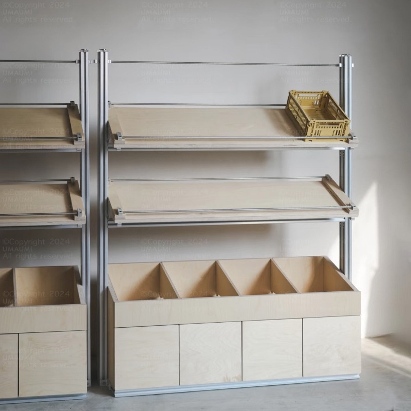 رف عرض عينات من الألومنيوم بتص - مراجعة Furniture Hardware Shop وسعره