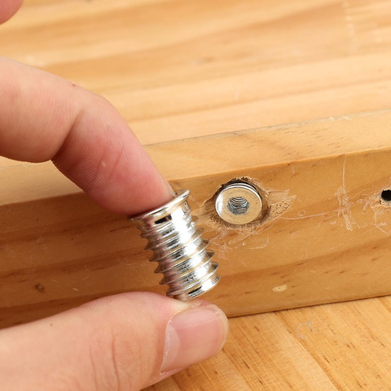 صواميل خشبية ملولبة 10/50x، صو - مراجعة Furniture Hardware Threaded Inserts وسعره