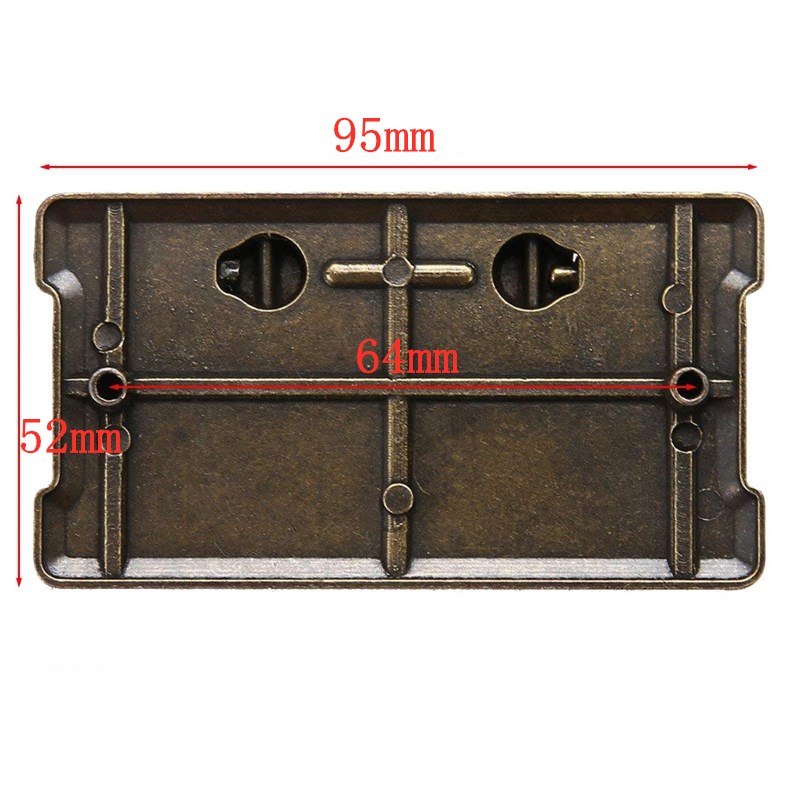 4 قطعة خمر العتيقة برونزية درج - مراجعة Furniture Hardware Brackets وسعره