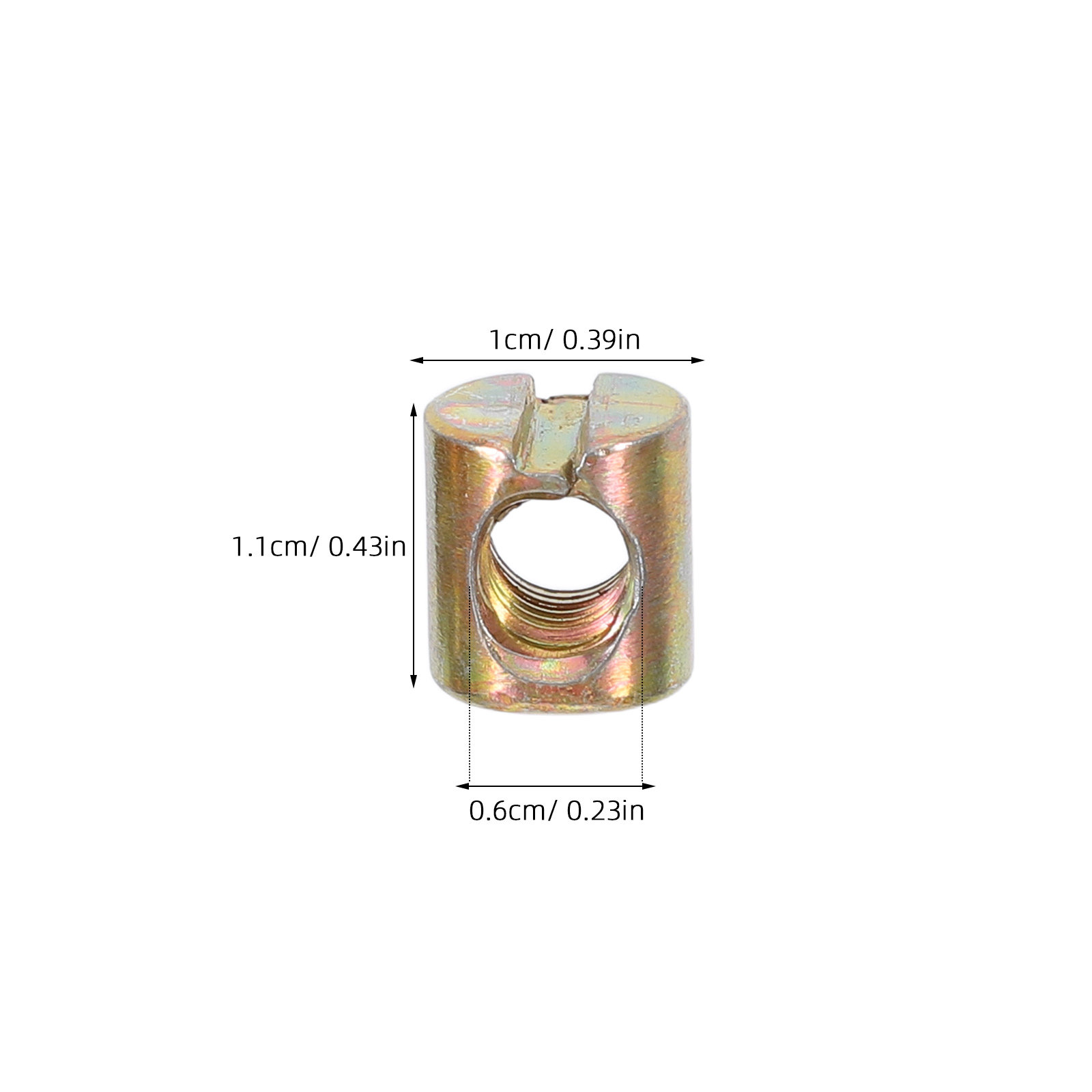 100 قطعة من صواميل M6 ذات الفت - مراجعة Furniture Hardware Threaded Inserts وسعره