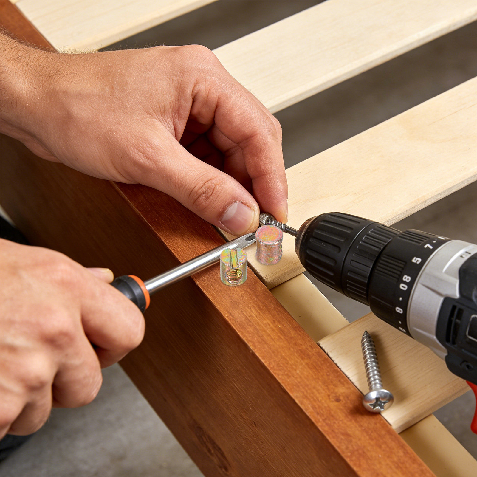 100 قطعة من صواميل M6 ذات الفت - مراجعة Furniture Hardware Threaded Inserts وسعره