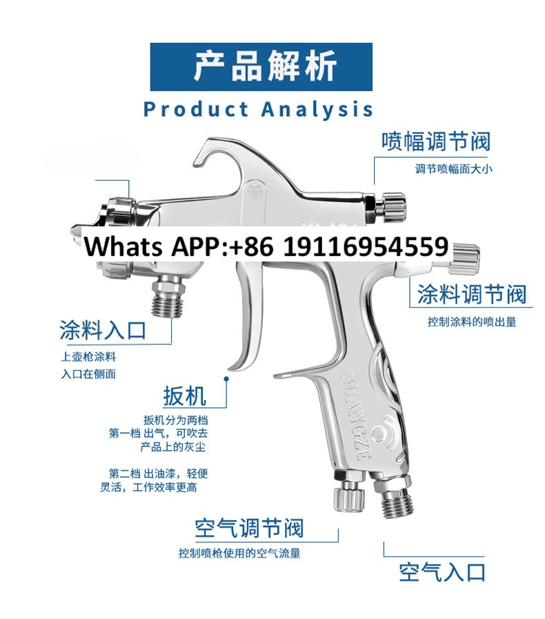 مسدس رش الطلاء W-101، أجهزة ال - مراجعة Furniture Hardware Paint وسعره