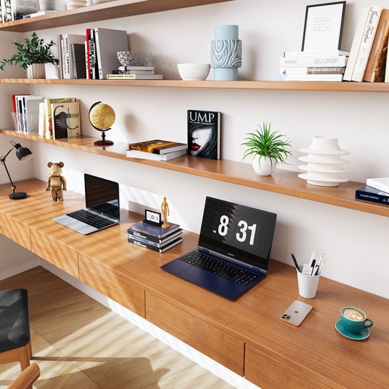 مكتب كمبيوتر خشبي صلب بتصميم إ - مراجعة Home Furniture & Hardware Trading وسعره