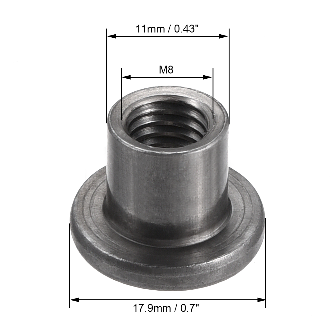 30 قطعة صواميل تي دائرية من ال - مراجعة Furniture Hardware Threaded Inserts وسعره