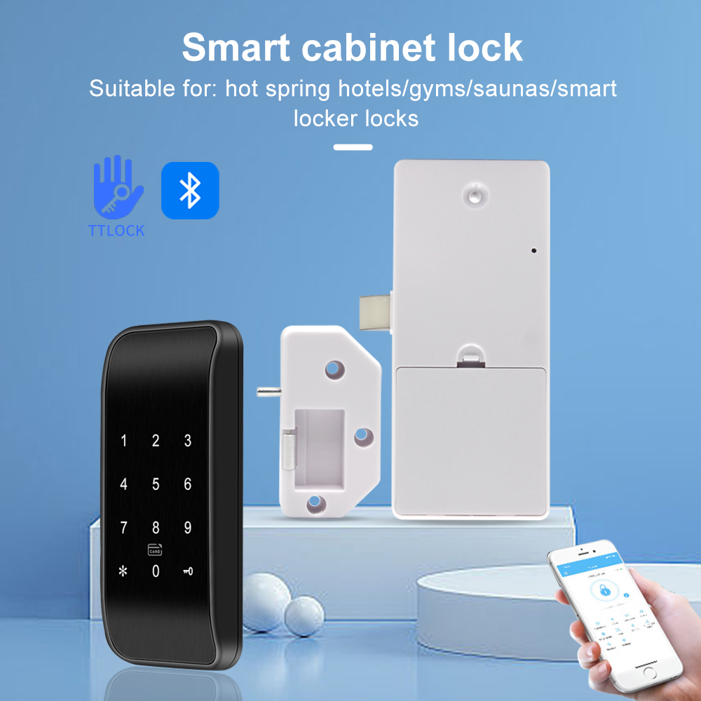 TTLOCK 13.56Mhz بصمة قفل للدرج - مراجعة Furniture Hardware Brackets وسعره