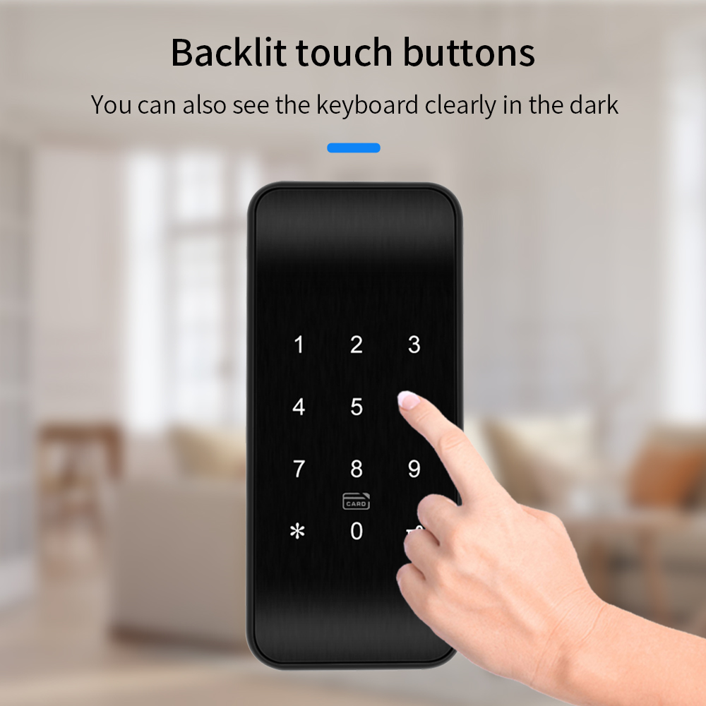 TTLOCK 13.56Mhz بصمة قفل للدرج - مراجعة Furniture Hardware Brackets وسعره