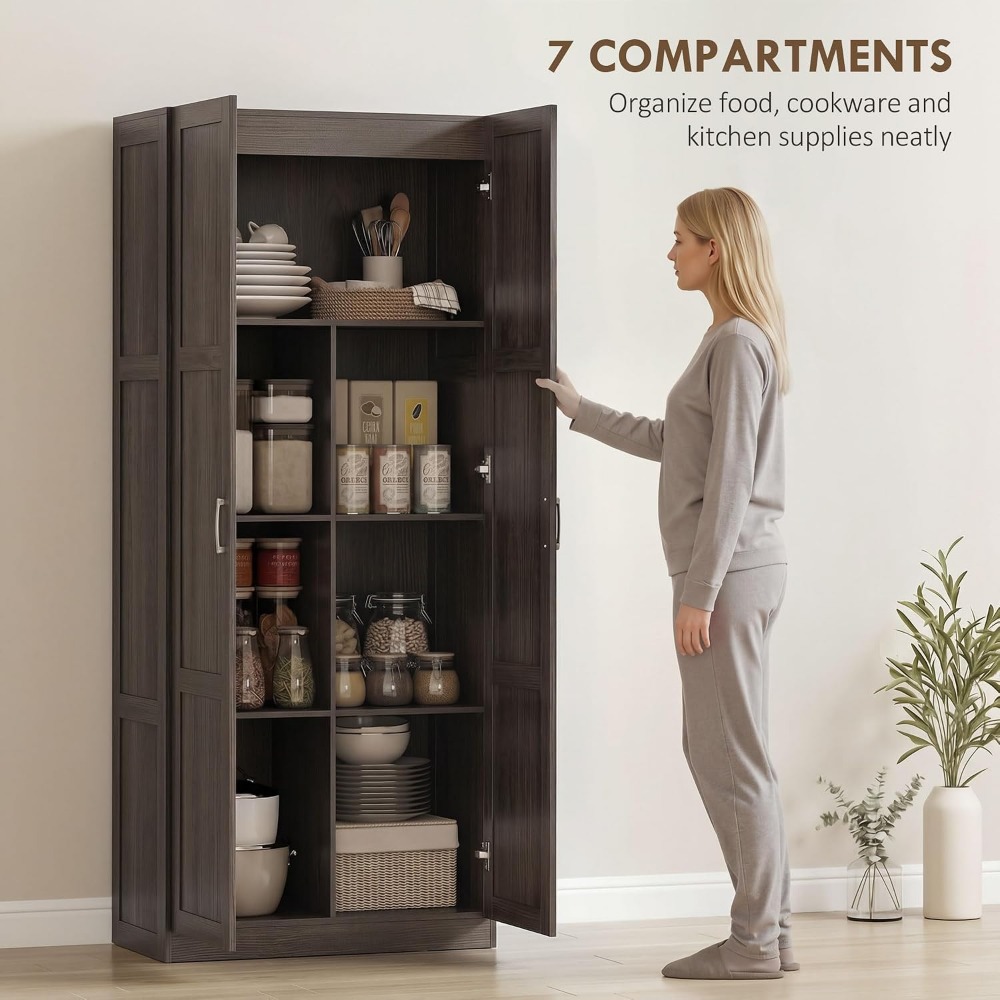 خزانة مطبخ HOMCOM بارتفاع 71 ب - مراجعة Soft Close Hinge وسعره