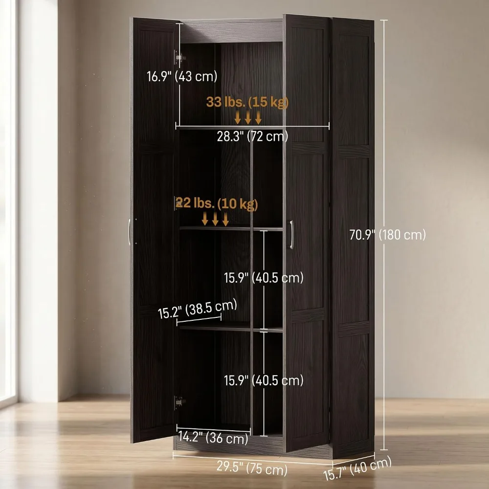 خزانة مطبخ HOMCOM بارتفاع 71 ب - مراجعة Soft Close Hinge وسعره