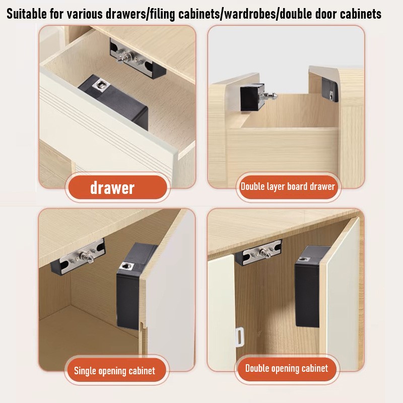 Tuya قفل باب الخزانة الذكي بدو - مراجعة Furniture Hardware Brackets وسعره