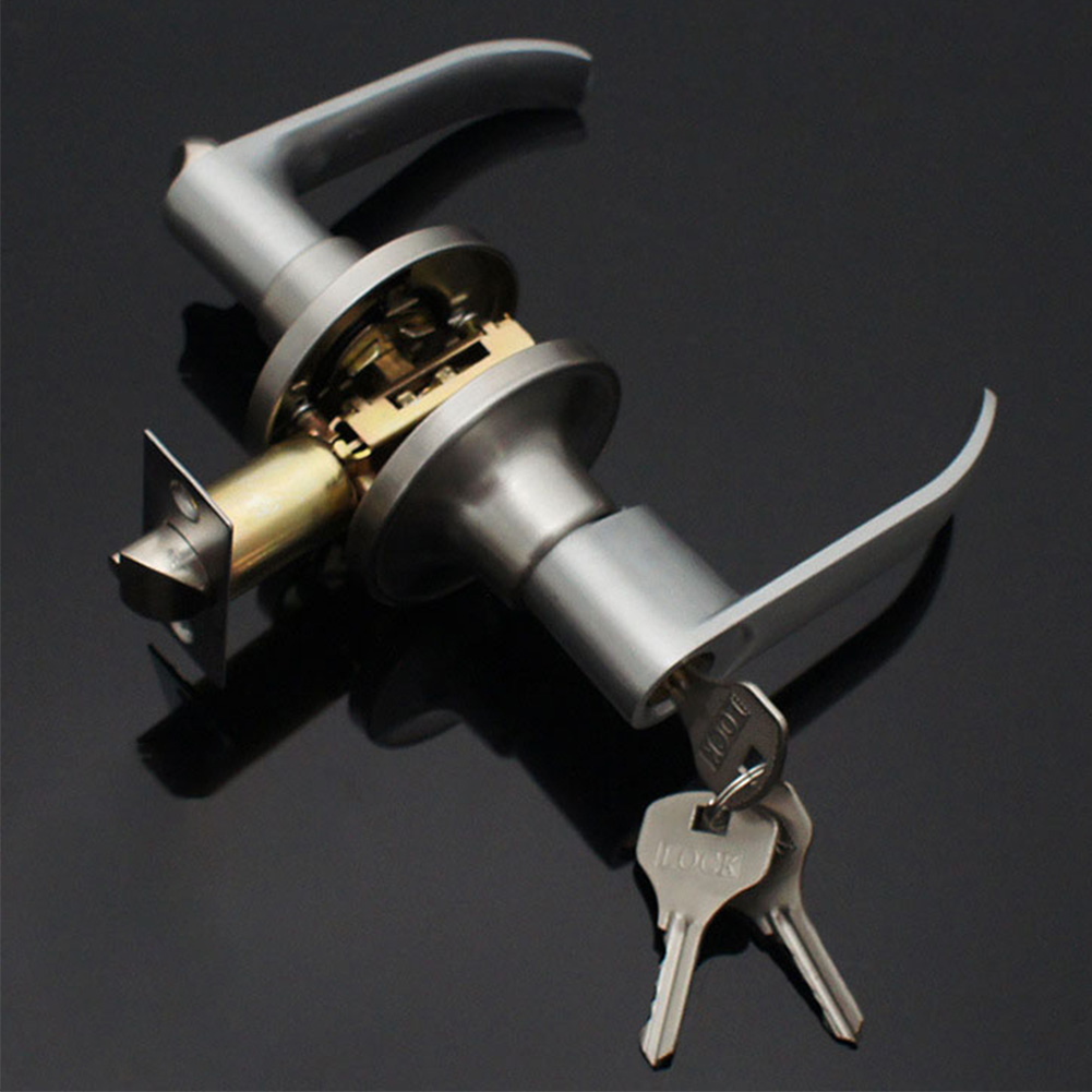 قفل باب بمقبض مع 3 مفاتيح، مقا - مراجعة Door Handle Bar وسعره