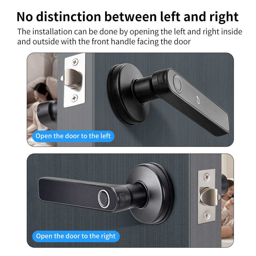 قفل الباب الذكي Tuya Bluetooth - مراجعة Door Handle Bar وسعره
