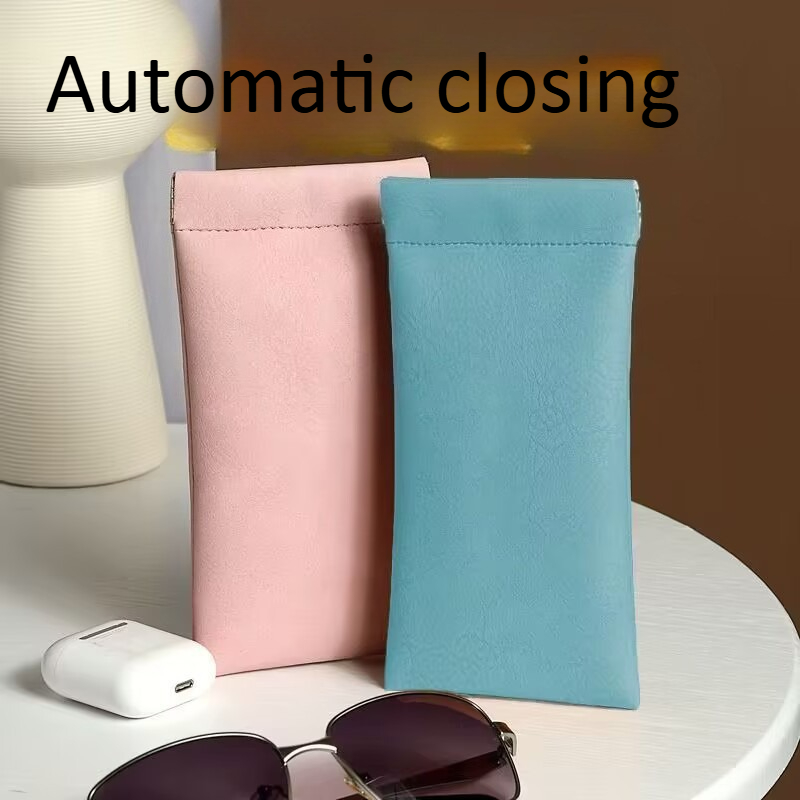 حافظة نظارة جلدية للجنسين، مفص - مراجعة Soft Close Hinge وسعره